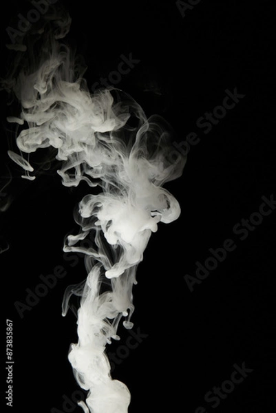 Fototapeta white smoke