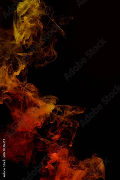 Obraz a fiery smoke