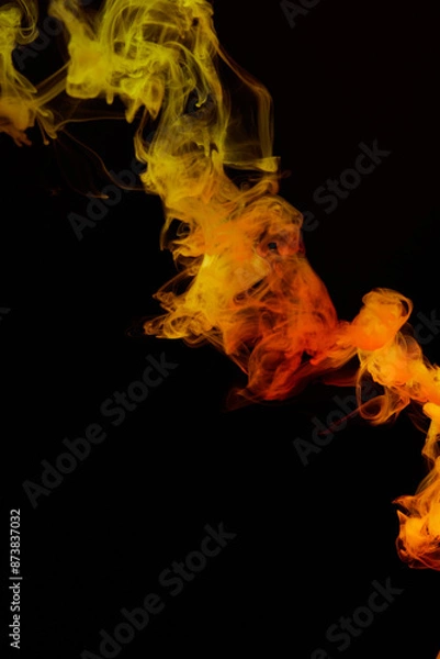 Obraz a fiery smoke