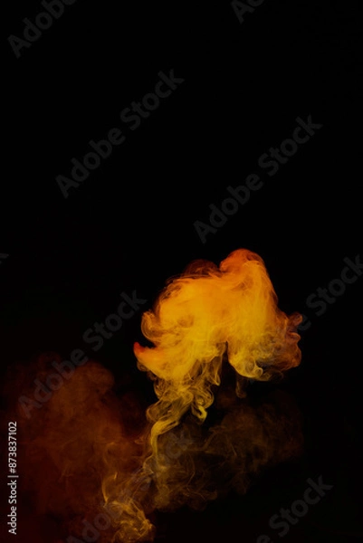 Obraz a fiery smoke