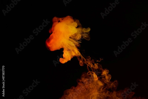 Obraz a fiery smoke