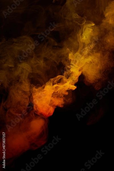 Obraz a fiery smoke