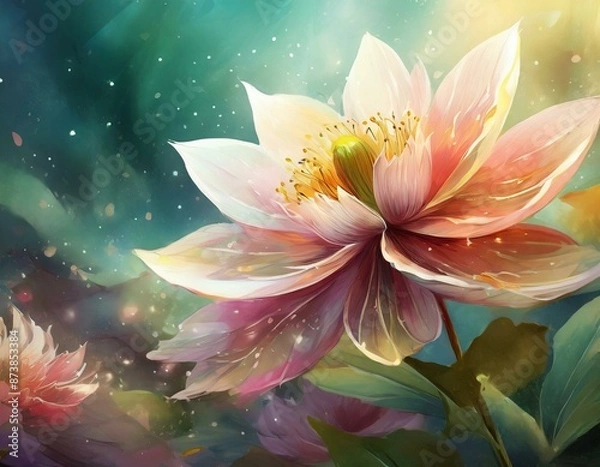 Fototapeta Lotus Ai Generation