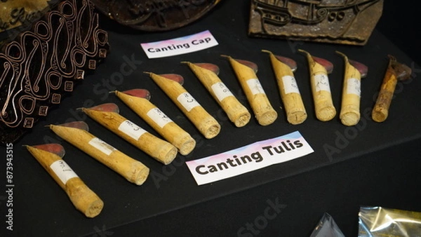 Fototapeta Canting hand tool in batik workshop