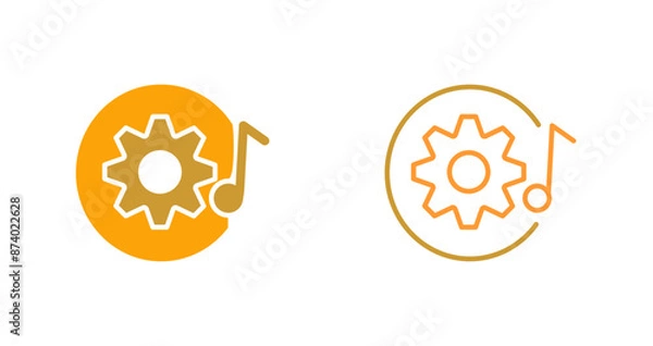 Fototapeta Setting Vector Icon