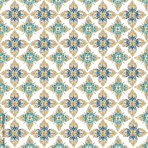 Obraz seamless pattern with flowers