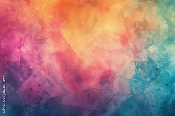 Fototapeta Abstract Surreal Digital Blurred Gradient Art Background