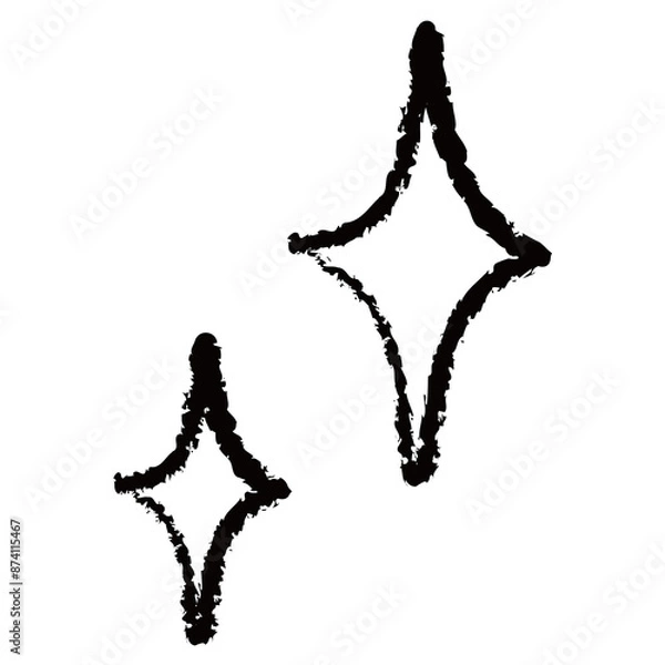 Obraz 線画の星６