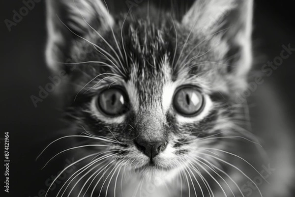 Fototapeta Adorable Kitten Close-Up