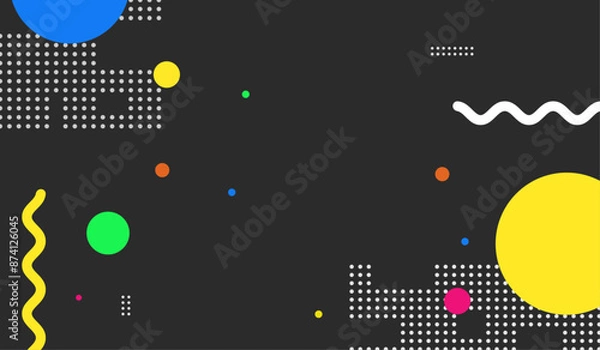 Fototapeta Abstract geometric background vector template