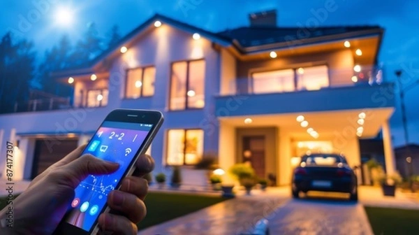 Fototapeta Smart Home Automation