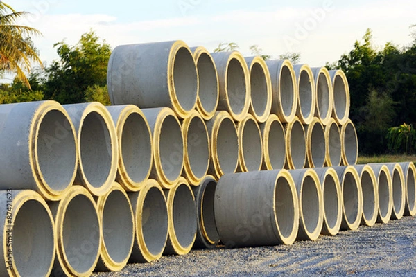Obraz Concrete pipes