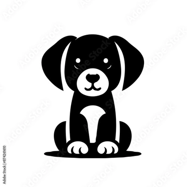 Obraz dog with bone