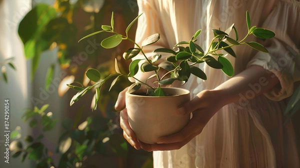 Obraz plant in a pot