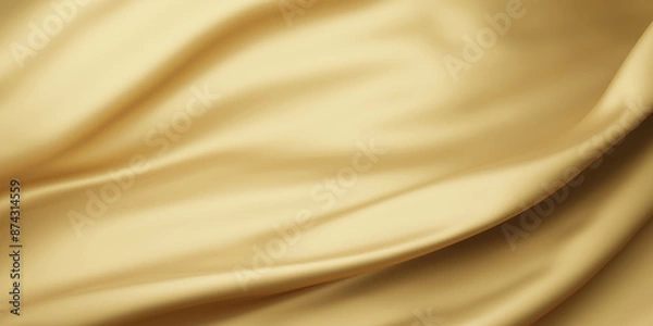 Fototapeta Gold luxury fabric background 3d render