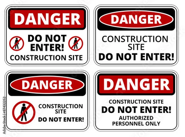 Obraz Danger sign