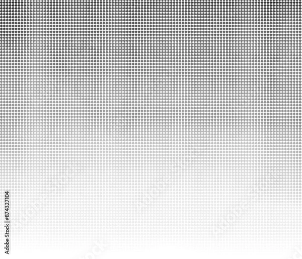 Fototapeta Transparency Halftone Effect. Black Gradient Fade Transparent
