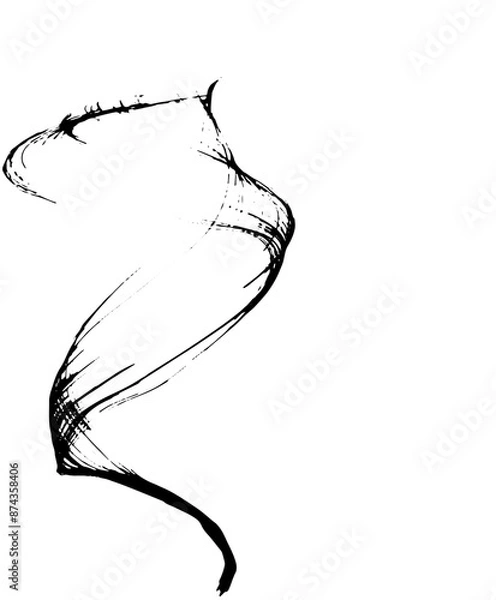 Fototapeta Rustic splash vector texture. Abstract background. Weathered surface and shape. Dirty and damaged backdrop.