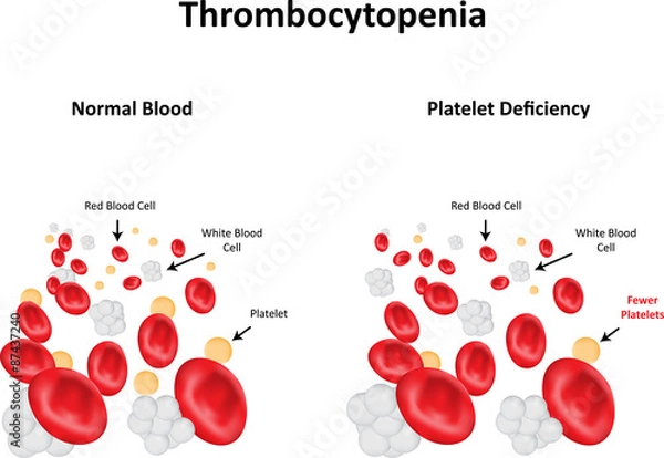 Fototapeta Thrombocytopenia