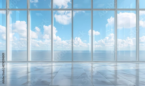 Obraz modern office building with windows