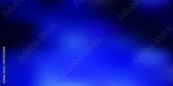 Fototapeta Dark blue vector abstract blur backdrop.