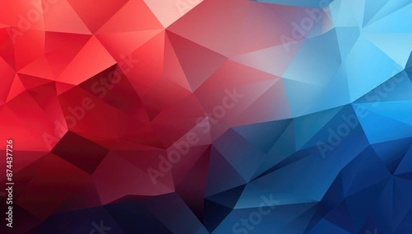 Fototapeta Abstract polygonal background. Triangular design for your business.