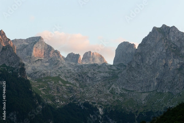 Fototapeta Prokletije mountains in Montenegro