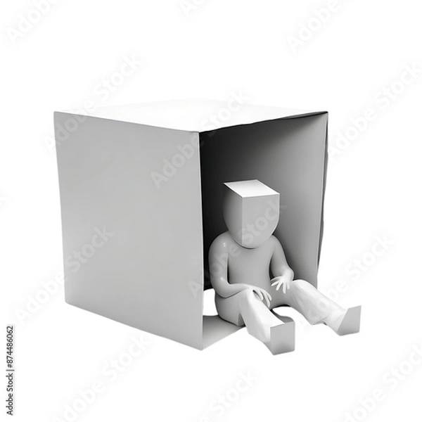 Obraz Thinking outside the box