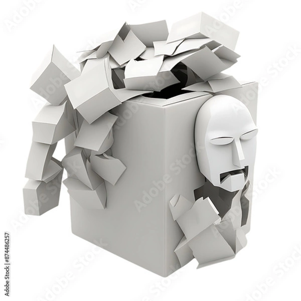 Obraz Thinking outside the box