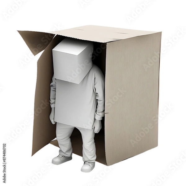 Obraz Thinking outside the box