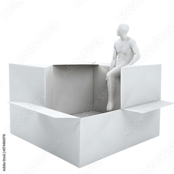 Obraz Thinking outside the box