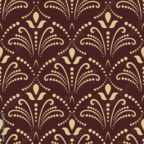 Fototapeta Seamless Orient Vector Background