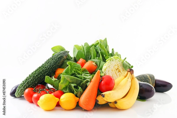 Fototapeta 新鮮な野菜と果物