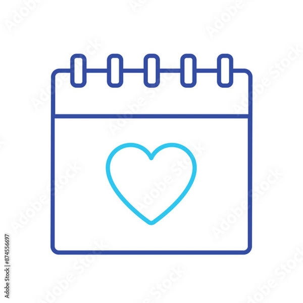 Obraz Calendar vector icon