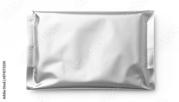 Fototapeta silver color packaging