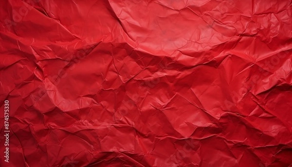 Obraz red crumpled paper