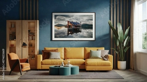 Fototapeta modern living room
