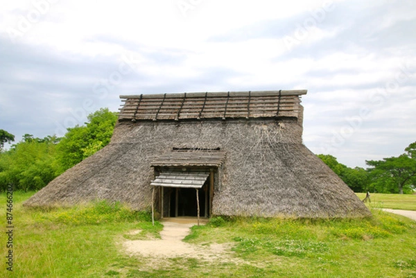 Fototapeta 吉野ヶ里遺跡・よしのがりいせき（佐賀県・吉野ヶ里町）