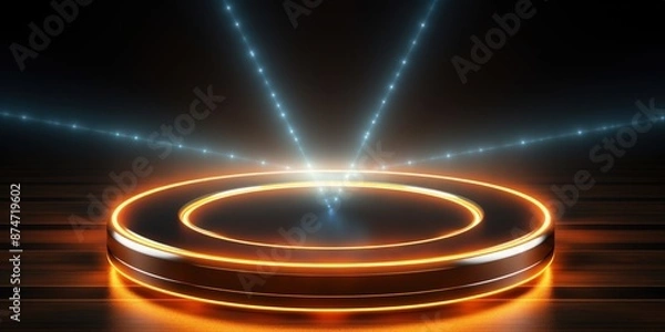 Fototapeta Futuristic Glow Stage