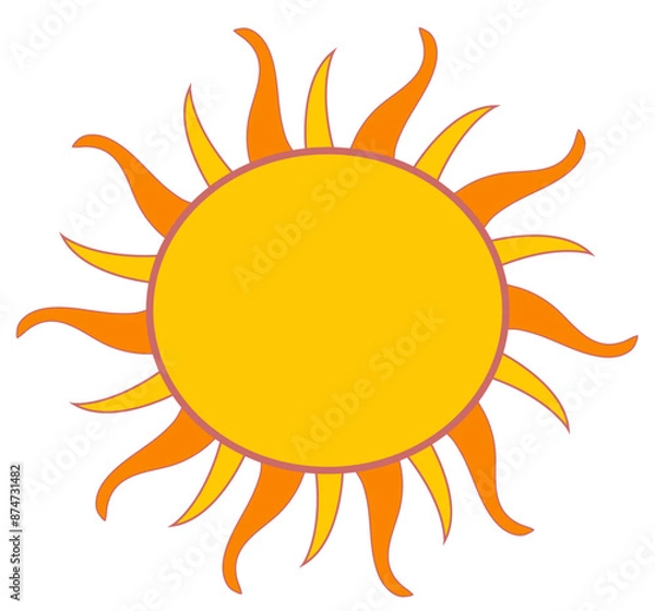 Obraz A Beautiful hotest Sun.