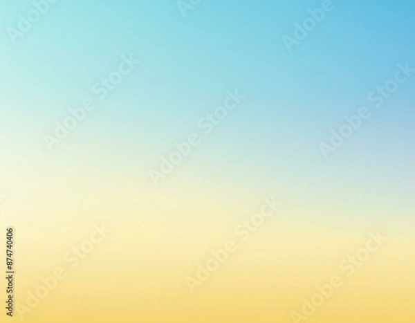 Obraz 穏やかな夏の日差しをイメージした水色と黄色のグラデーション素材