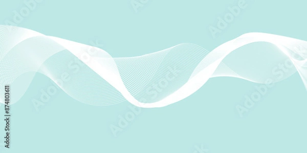 Fototapeta A colorfull webline design  and valleys is featured 
in an abstract background illustration 

