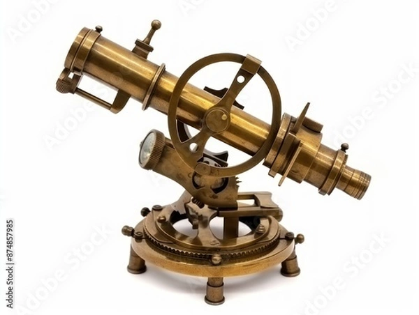 Obraz Antique Brass Theodolite