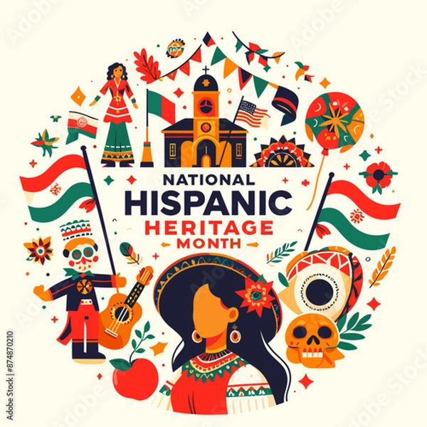 Obraz national hispanic heritage month