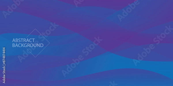 Obraz Abstract Purple geometric background wave. Vector illustration eps 10	