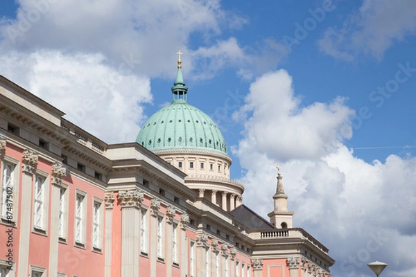 Obraz Nikolaikirche über Stadtschloss