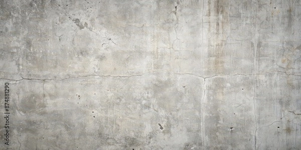 Obraz Raw, textured concrete with subtle cracks and imperfections , industrial, background, rough, surface, weathered