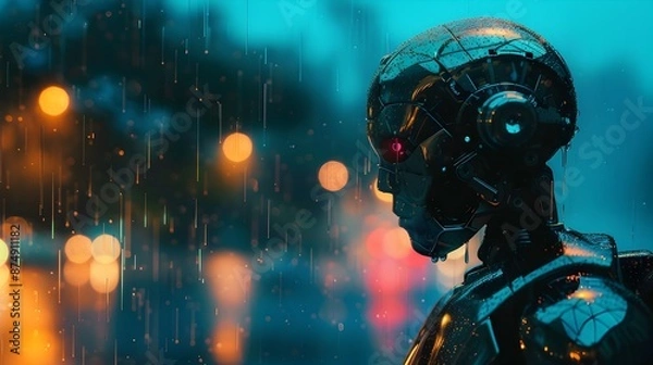 Fototapeta Comparing Human and Accuracy in Weather Pattern Prediction