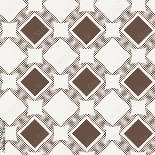 Fototapeta Vector seamless pattern of lines