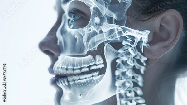 Fototapeta Advanced Medical Diagnostic Series with Enhanced Structural Visualization Technology.Generative AI  強化された構造可視化技術を備えた先進的な医療診断シリーズ
